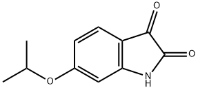 7-isopropoxyindoline-2,3-dione Struktur
