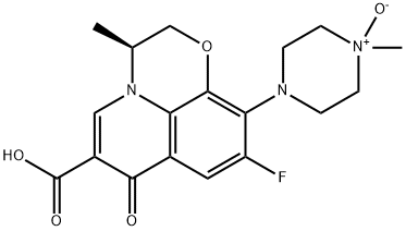 左氧氟沙星N-氧化物,117678-38-3,结构式