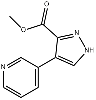 Methyl 4-(pyridin-3-yl)-1H-pyrazole-3-carboxylate Structure