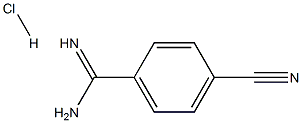 4-氰基苯甲脒盐酸盐,117837-77-1,结构式