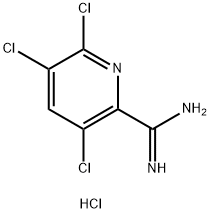 3,5,6-三氯皮考啉脒盐酸盐,1179360-10-1,结构式