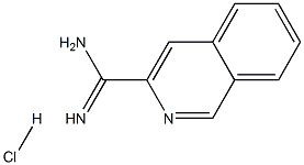 异喹啉-3-甲酰亚胺酰胺盐酸盐, 1179362-42-5, 结构式