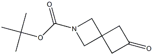 tert-butyl 6-oxo-2-azaspiro[3.3]heptane-2-carboxylate Struktur