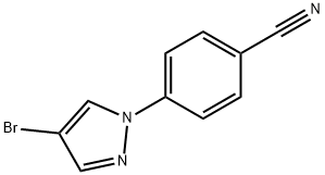 4-(4-BroMo-1H-pyrazol-1-yl)benzonitrile Struktur