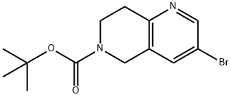 tert-Butyl 3-broMo-7,8-dihydro-1,6-naphthyridine-6(5H)-carboxylate|3-溴-7,8-二氢-1,6-二氮杂萘-6(5H)-羧酸叔丁酯