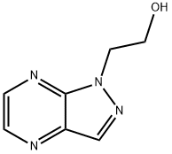 1-HYDROXYETHYL-1H-PYRAZOLO[3,4-B]PYRAZINE 结构式