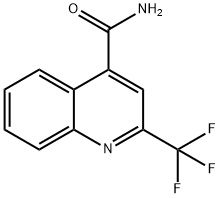 2-三氟甲基喹啉-4-甲酰胺, 1185292-59-4, 结构式