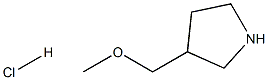 3-(MethoxyMethyl)-pyrrolidine HCl Struktur