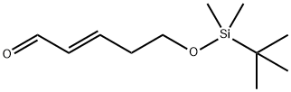 2-Pentenal, 5-[[(1,1-diMethylethyl)diMethylsilyl]oxy]-, (2E)- Structure