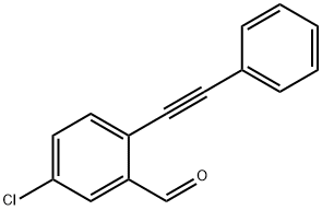 5-chloro-2-(phenylethynyl)benzaldehyde Structure