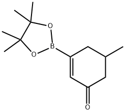 5-Methyl-2-cyclohexene-1-one-3-boronic acid pinacol ester Struktur