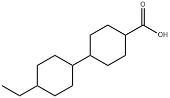 4'-Ethyl-[1,1'-bicyclohexyl]-4-carboxylic acid Struktur