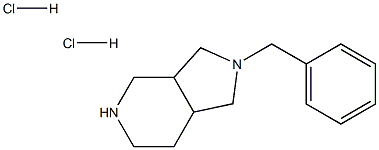 2-Benzyloctahydro-1H-pyrrolo[3,4-c]pyridine Dihydrochloride Structure