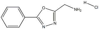 5-苯基-1,3,4-恶二唑基-2-甲基胺盐酸盐, 1187931-09-4, 结构式
