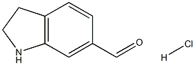 吲哚啉-6-甲醛盐酸盐,1187932-96-2,结构式