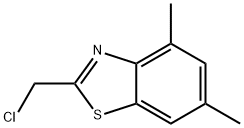 2-Chloromethyl-4,6-dimethylbenzothiazole Struktur