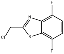 2-Chloromethyl-4,7-difluorobenzothiazole Struktur
