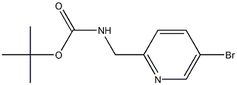 (5-BroMopyridin-2-ylMethyl)carbaMic acid tert-butyl ester Struktur