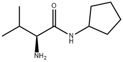 (2S)-2-氨基-N-环戊基-3-甲基丁酰胺,1188530-96-2,结构式