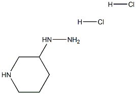 3-Hydrazinylpiperidine dihydrochloride Struktur