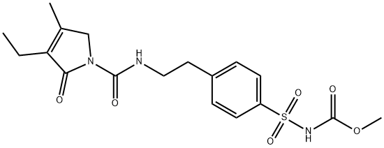 GLIMEPIRIDE   RELATED  COMPOUND  C  (20 MG) (GLIMEPIRIDE URETHANE) Structure