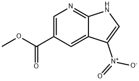 3-Nitro-7-azaindole-5-carboxylic acid Methyl ester Struktur