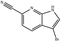 3-BroMo-6-cyano-7-azaindole|3-溴-1H-吡咯并[2,3-B]吡啶-6-甲腈