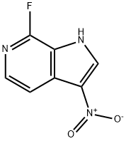 7-Fluoro-3-nitro-6-azaindole Struktur