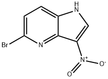 5-溴-3-硝基-1H-吡咯并[3,2-B]吡啶, 1190311-16-0, 结构式