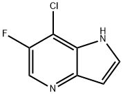 7-Chloro-6-fluoro-4-azaindole Structure