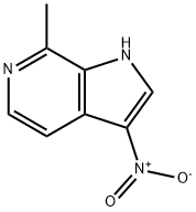 7-Methyl-3-nitro-6-azaindole Struktur
