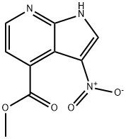 3-Nitro-7-azaindole-4-carboxylic acid Methyl ester Struktur