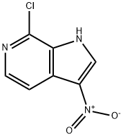 7-Chloro-3-nitro-6-azaindole Struktur