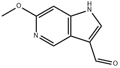 6-Methoxy-5-azaindole-3-carbaldehyde Struktur