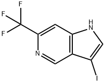 3-Iodo-6-(trifluoroMethyl)-5-azaindole Structure