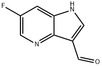 6-氟-1H-吡咯并[3,2-B]吡啶-3-甲醛, 1190316-09-6, 结构式