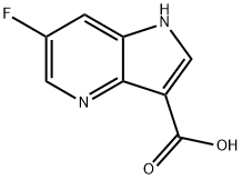 6-氟-1H-吡咯并[3,2-B]吡啶-3-羧酸, 1190316-18-7, 结构式