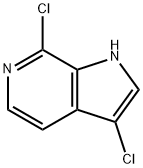 3,7-Dichloro-6-azaindole Struktur