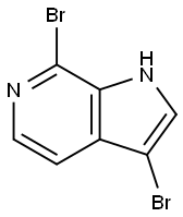 3,7-DibroMo-6-azaindole Struktur