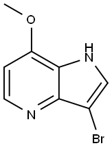 3-BroMo-7-Methoxy-4-azaindole Structure