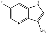 6-氟-1H-吡咯并[3,2-B]吡啶-3-胺, 1190319-66-4, 结构式