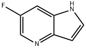 6-フルオロ-1H-ピロロ[3,2-B]ピリジン 化学構造式