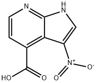 3-Nitro-7-azaindole-4-carboxylic acid 结构式