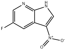 5-Fluoro-3-nitro-7-azaindole Structure