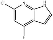 6-Chloro-4-fluoro-7-azaindole, 1190321-92-6, 结构式