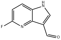 5-Fluoro-4-azaindole-3-carboxaldehyde Struktur