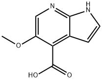 5-Methoxy-7-azaindole-4-carboxylic acid Structure