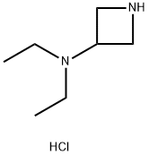 N,N-二乙基氮杂环丁烷-3-胺盐酸盐 结构式