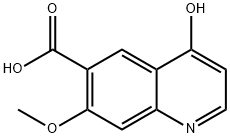 4-hydroxy-7-Methoxyquinoline-6-carboxylic acid Struktur