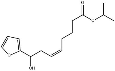 8-(2-呋喃基)-8-羟基-5(Z)-辛烯酸异丙酯 结构式